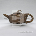 Nkume ejiji teapot teapot obere ugu